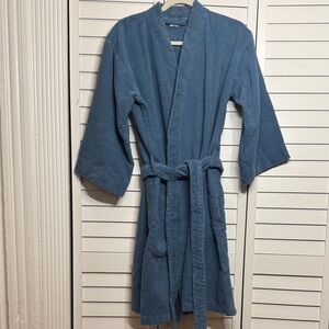 Brooklinen Blue Bath Robe